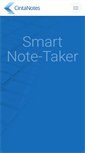Mobile Screenshot of cintanotes.com